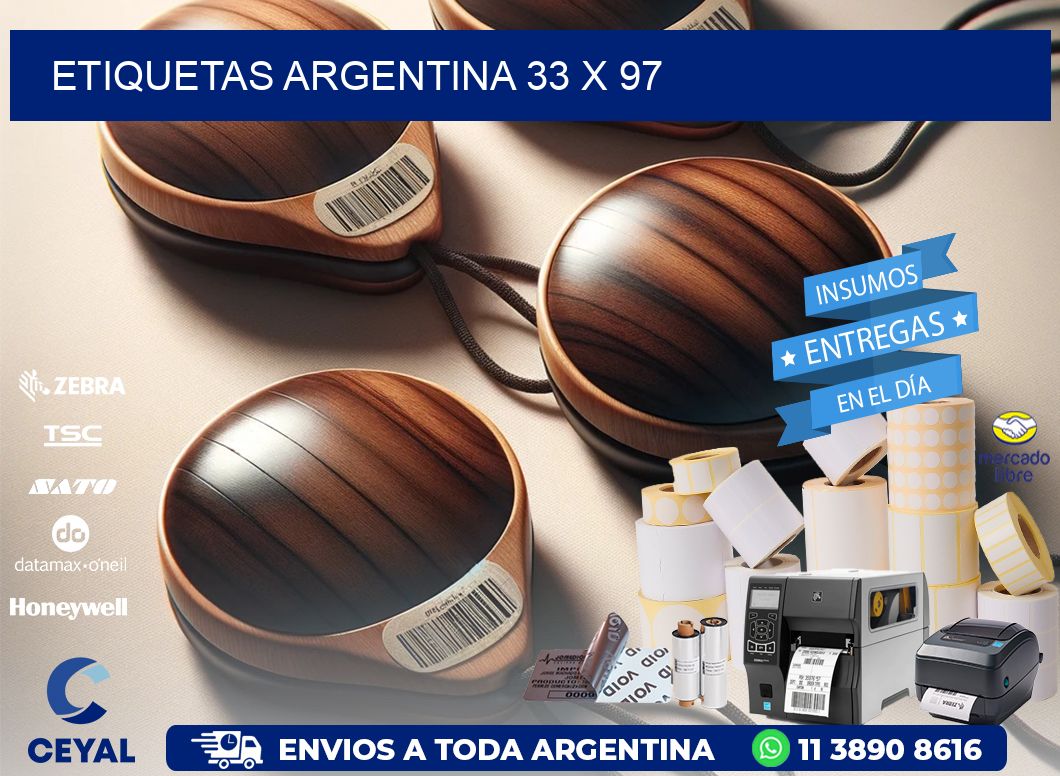 etiquetas argentina 33 x 97