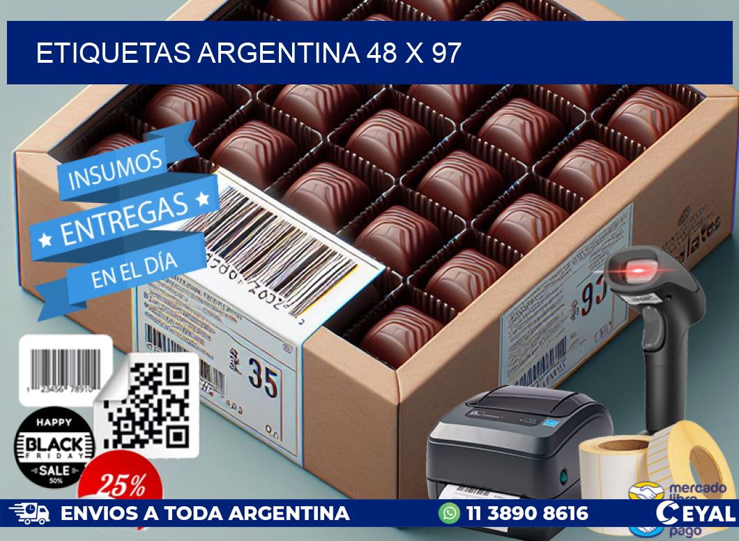 etiquetas argentina 48 x 97