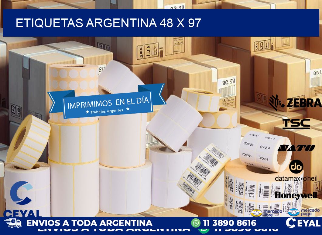 etiquetas argentina 48 x 97