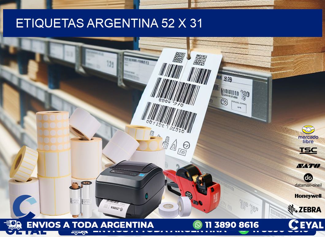 etiquetas argentina 52 x 31