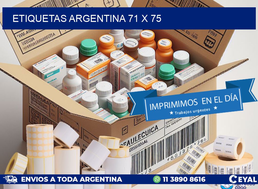 etiquetas argentina 71 x 75