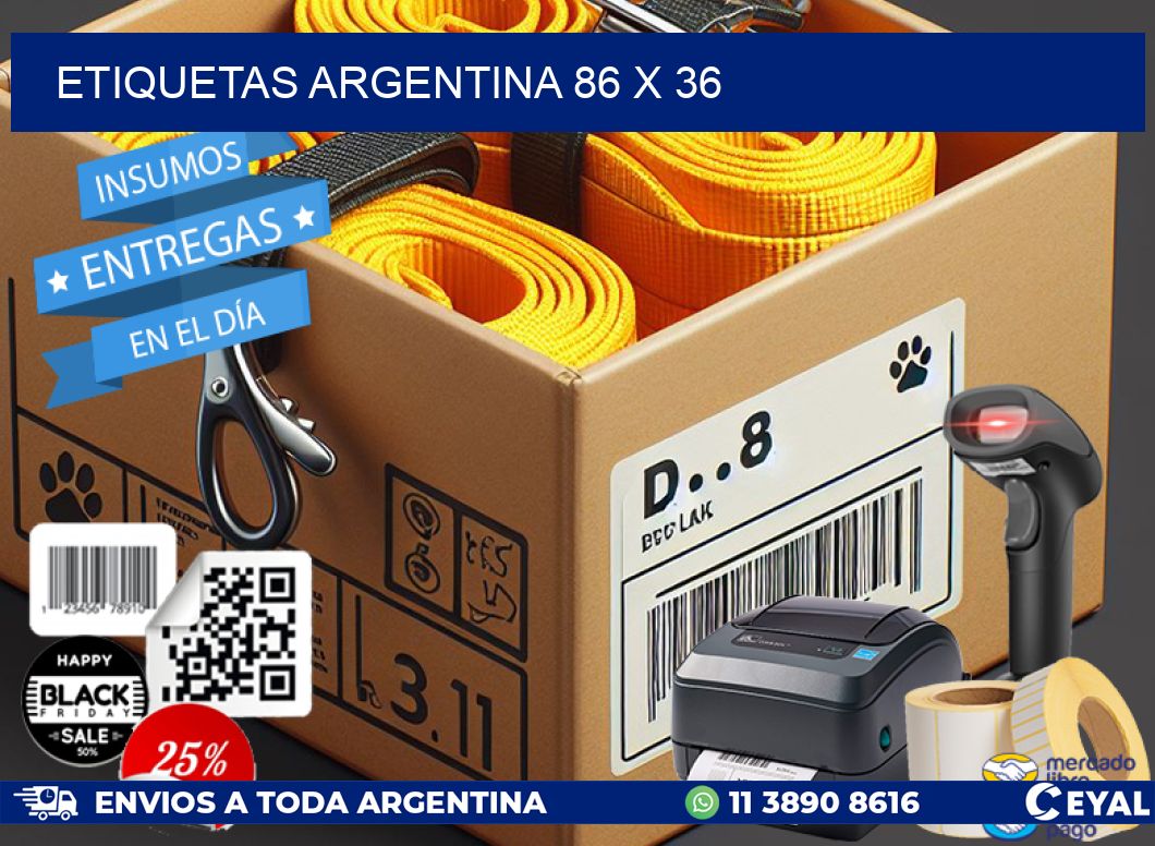 etiquetas argentina 86 x 36