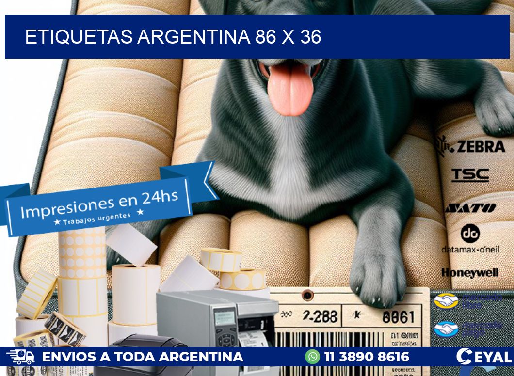 etiquetas argentina 86 x 36