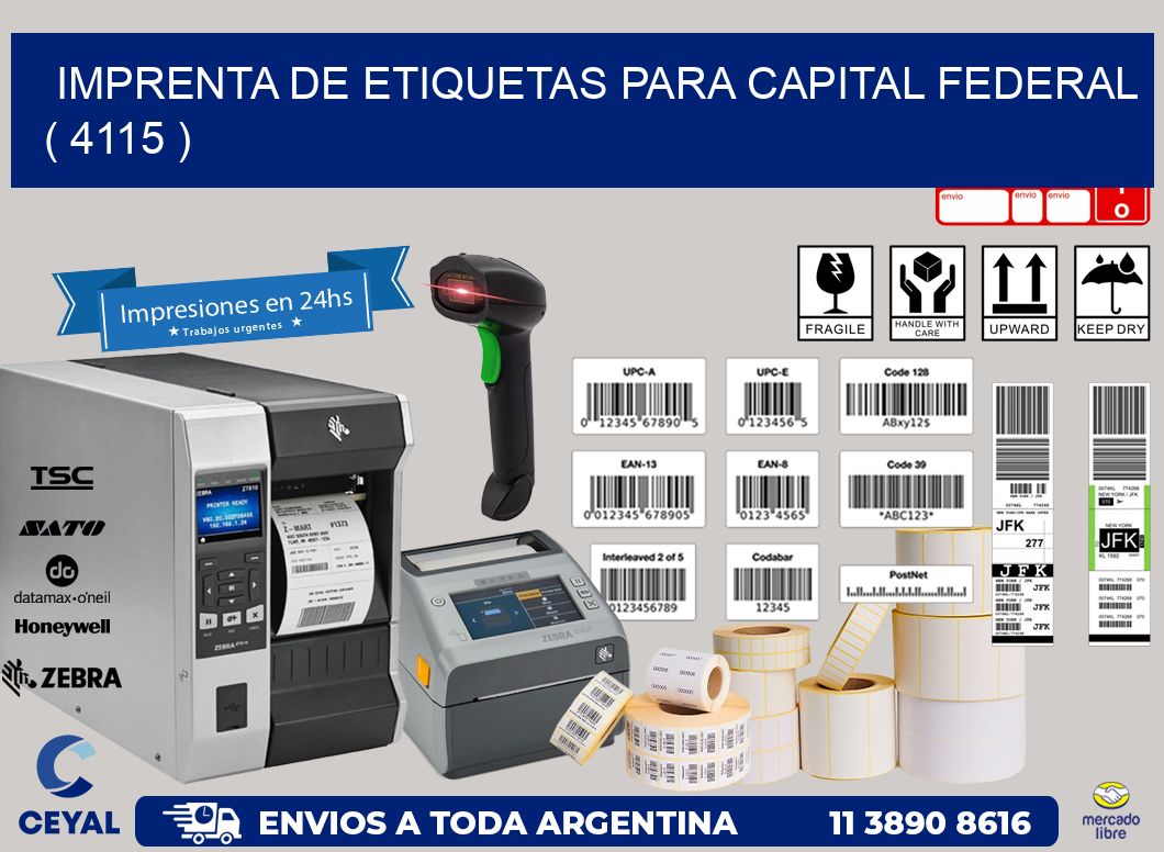 imprenta de etiquetas para capital federal  ( 4115 )