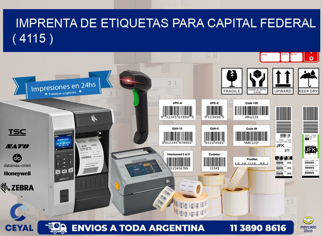 imprenta de etiquetas para capital federal  ( 4115 )