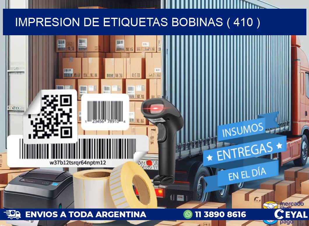 impresion de etiquetas bobinas ( 410 )