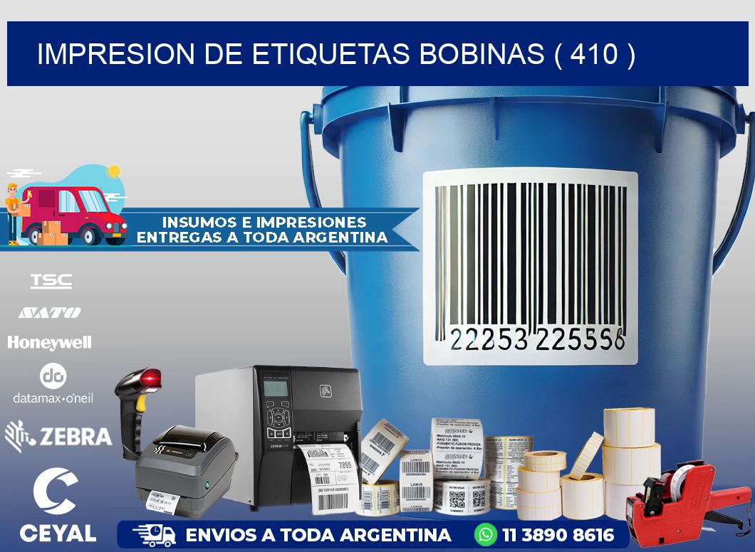 impresion de etiquetas bobinas ( 410 )