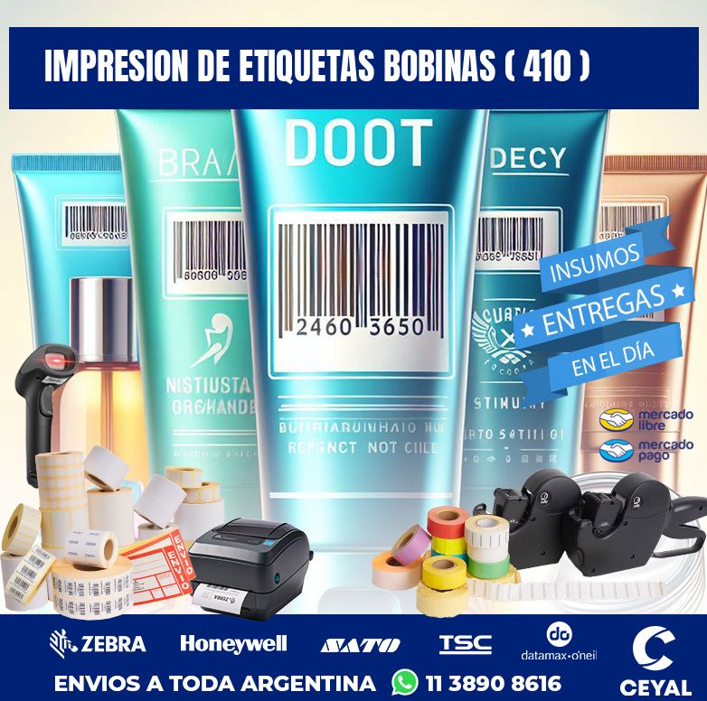 impresion de etiquetas bobinas ( 410 )