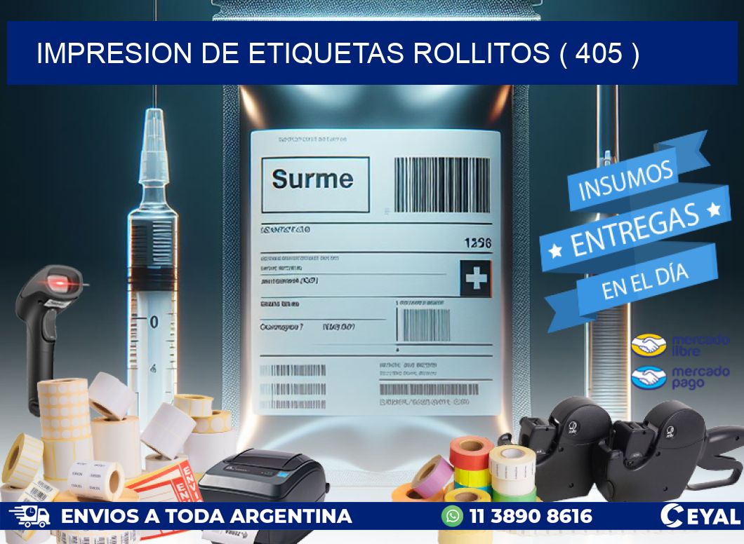 impresion de etiquetas rollitos ( 405 )