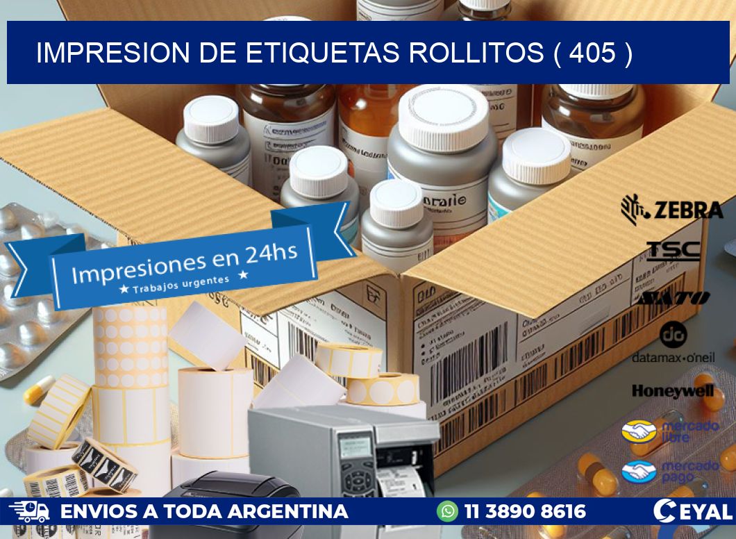impresion de etiquetas rollitos ( 405 )