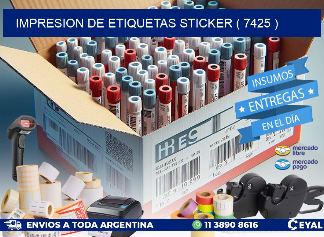 impresion de etiquetas sticker ( 7425 )