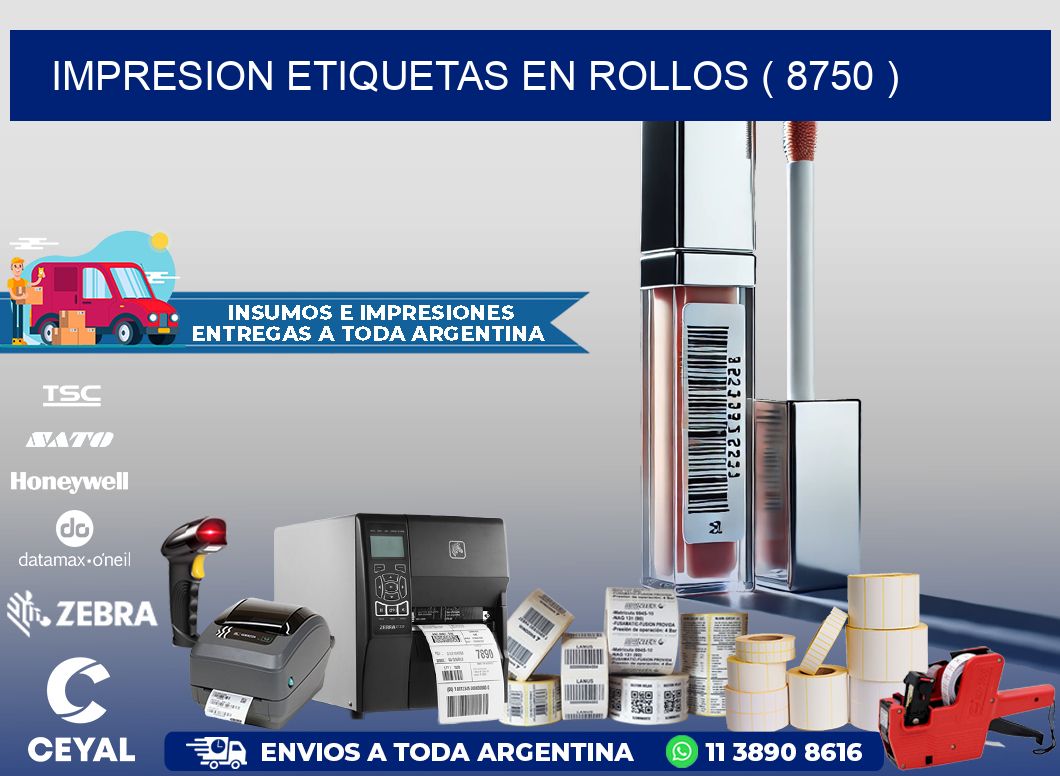 impresion etiquetas en rollos ( 8750 )
