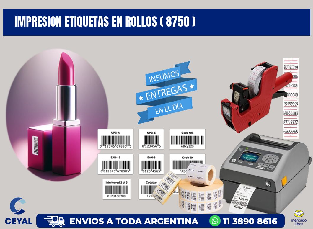 impresion etiquetas en rollos ( 8750 )