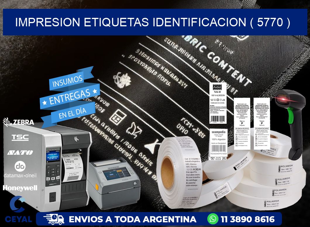 impresion etiquetas identificacion ( 5770 )