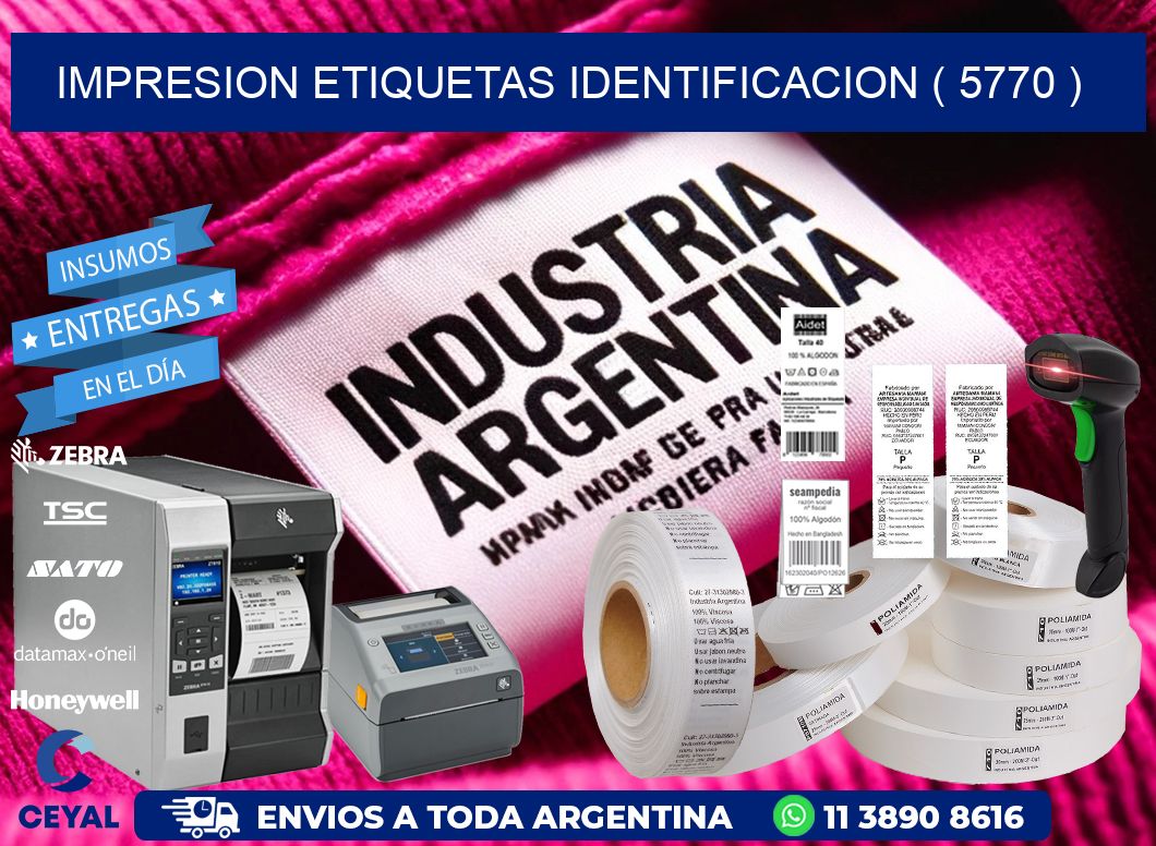 impresion etiquetas identificacion ( 5770 )