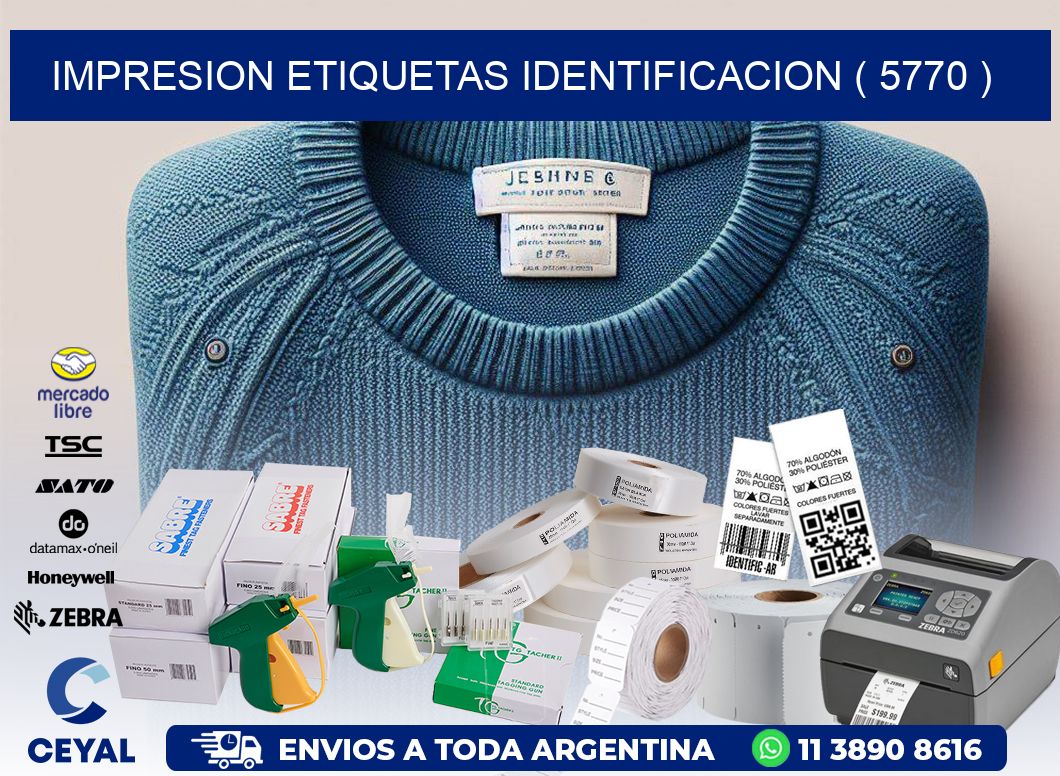 impresion etiquetas identificacion ( 5770 )