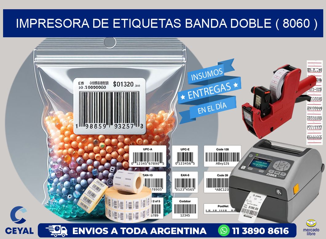 impresora de etiquetas banda doble ( 8060 )
