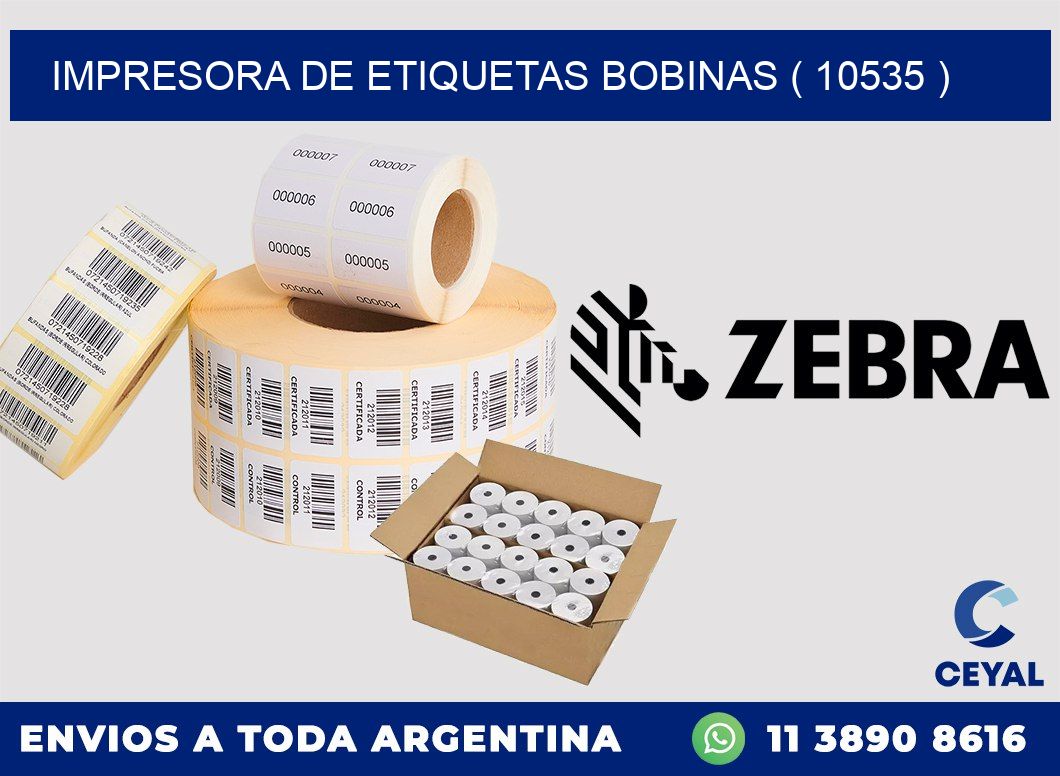 impresora de etiquetas bobinas ( 10535 )