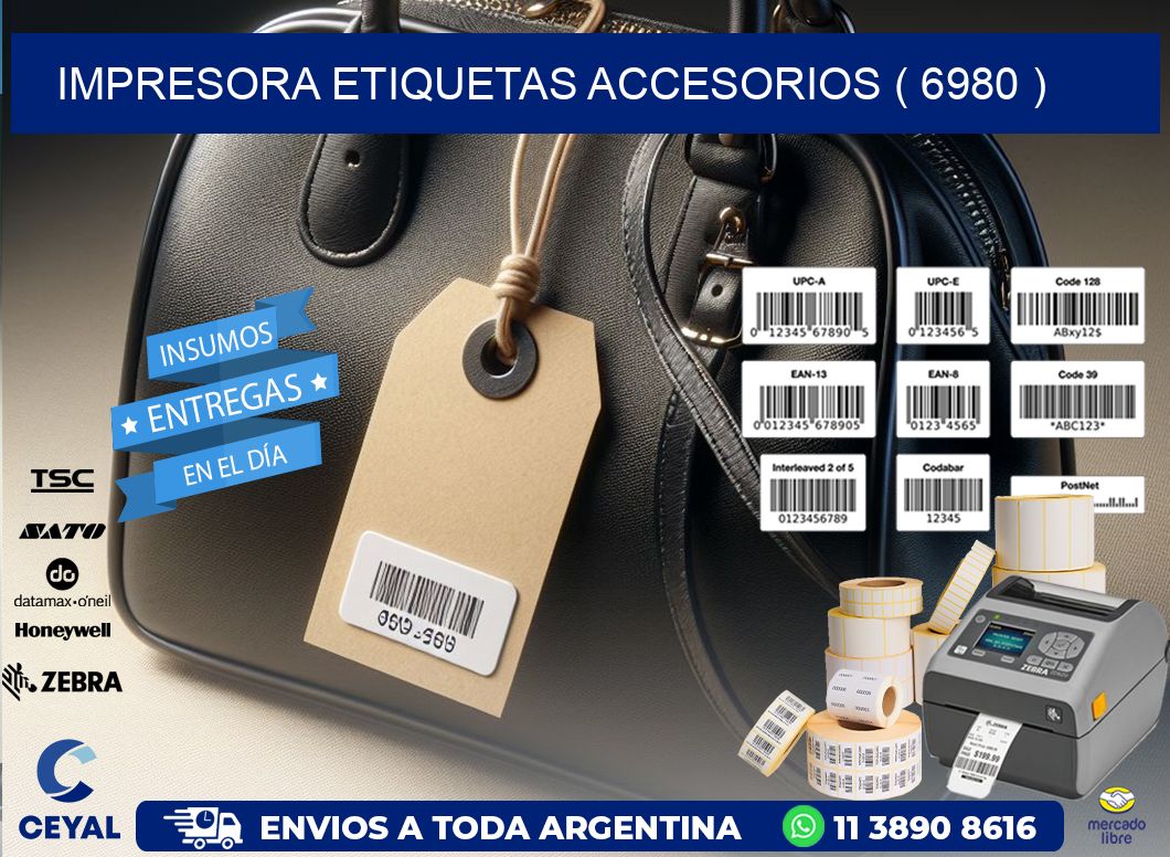 impresora etiquetas accesorios ( 6980 )