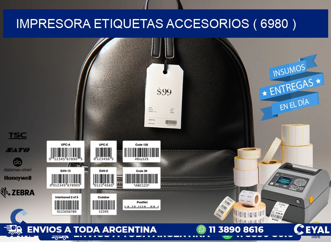 impresora etiquetas accesorios ( 6980 )