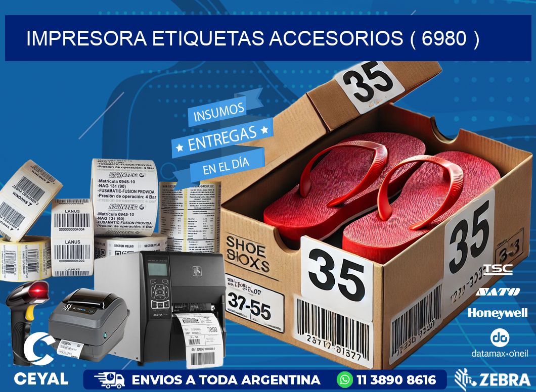 impresora etiquetas accesorios ( 6980 )