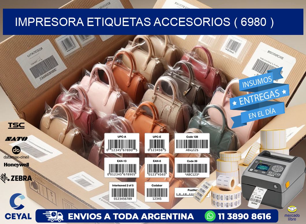 impresora etiquetas accesorios ( 6980 )