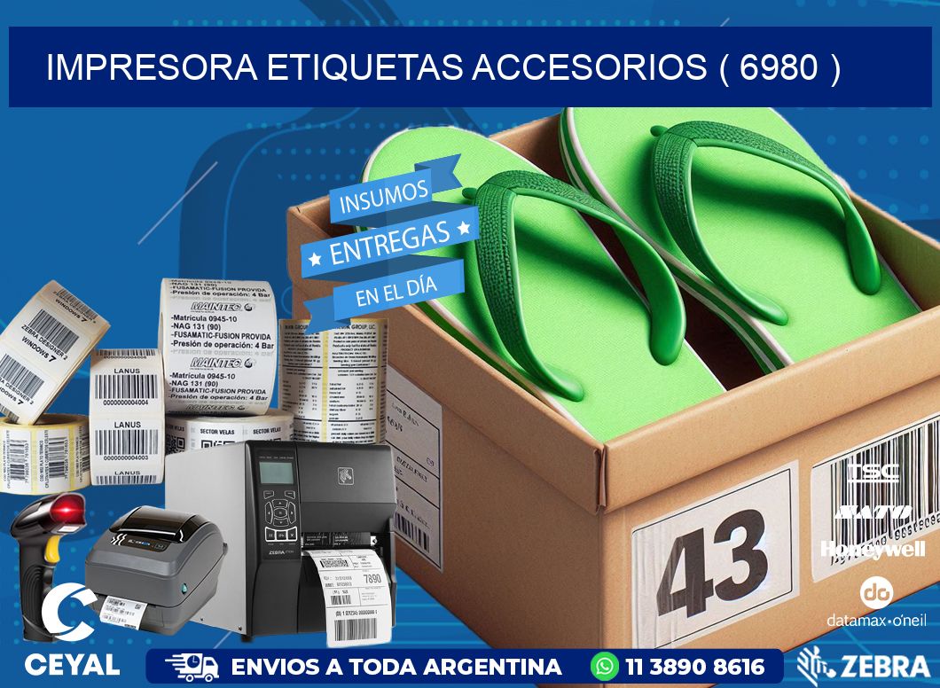 impresora etiquetas accesorios ( 6980 )