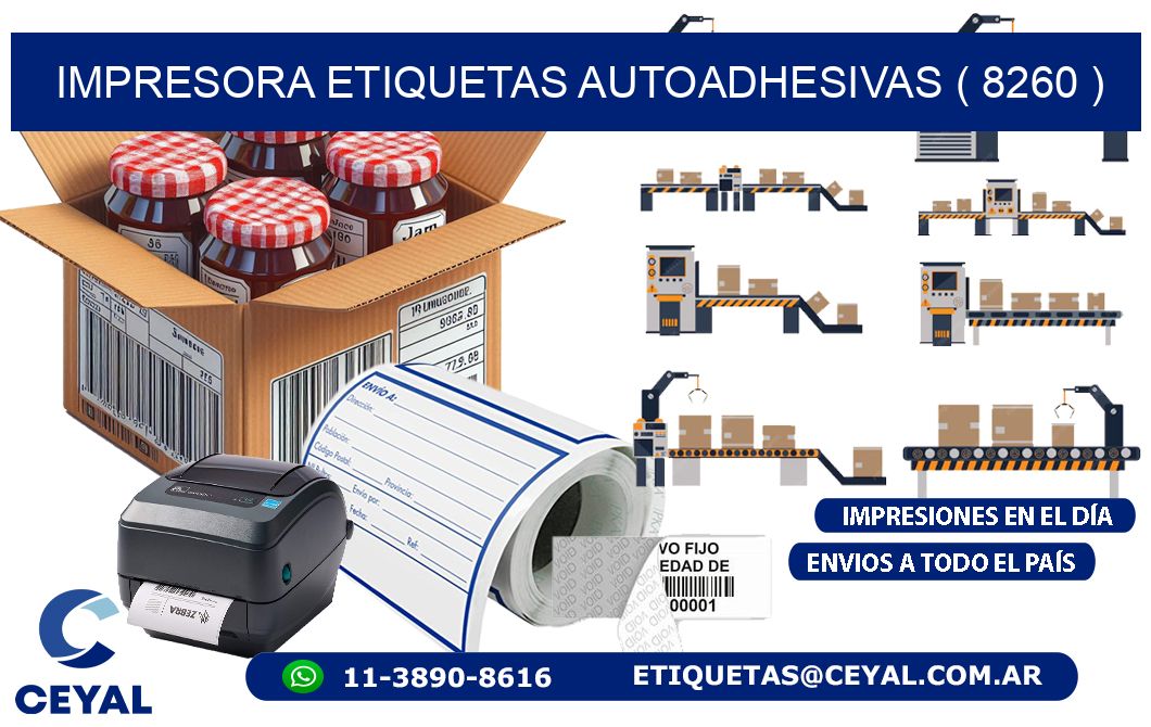 impresora etiquetas autoadhesivas ( 8260 )