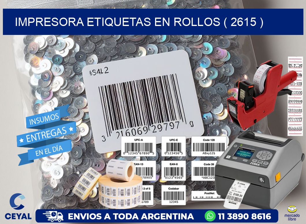 impresora etiquetas en rollos ( 2615 )