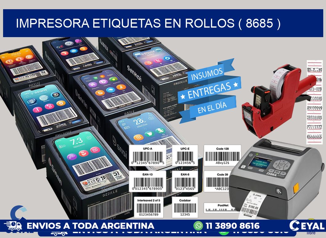 impresora etiquetas en rollos ( 8685 )
