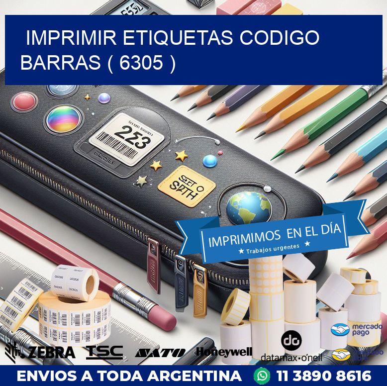 imprimir etiquetas codigo barras ( 6305 )