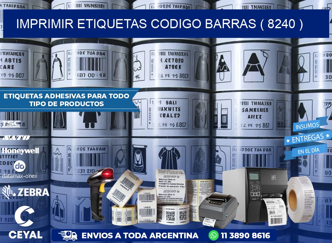 imprimir etiquetas codigo barras ( 8240 )