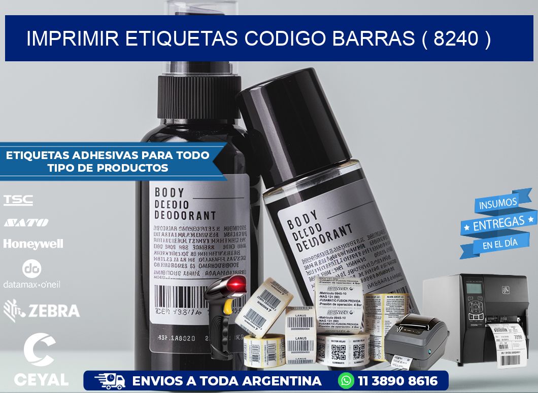 imprimir etiquetas codigo barras ( 8240 )