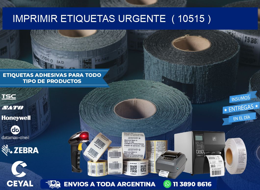 imprimir etiquetas urgente  ( 10515 )