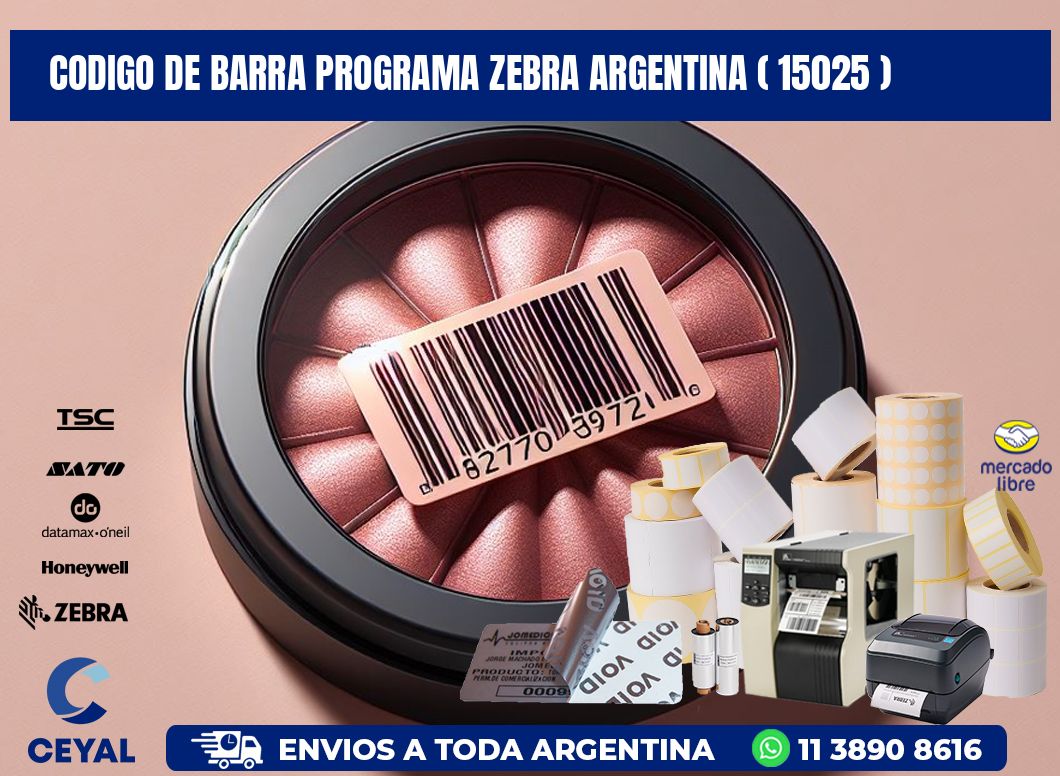 CODIGO DE BARRA PROGRAMA ZEBRA ARGENTINA ( 15025 )