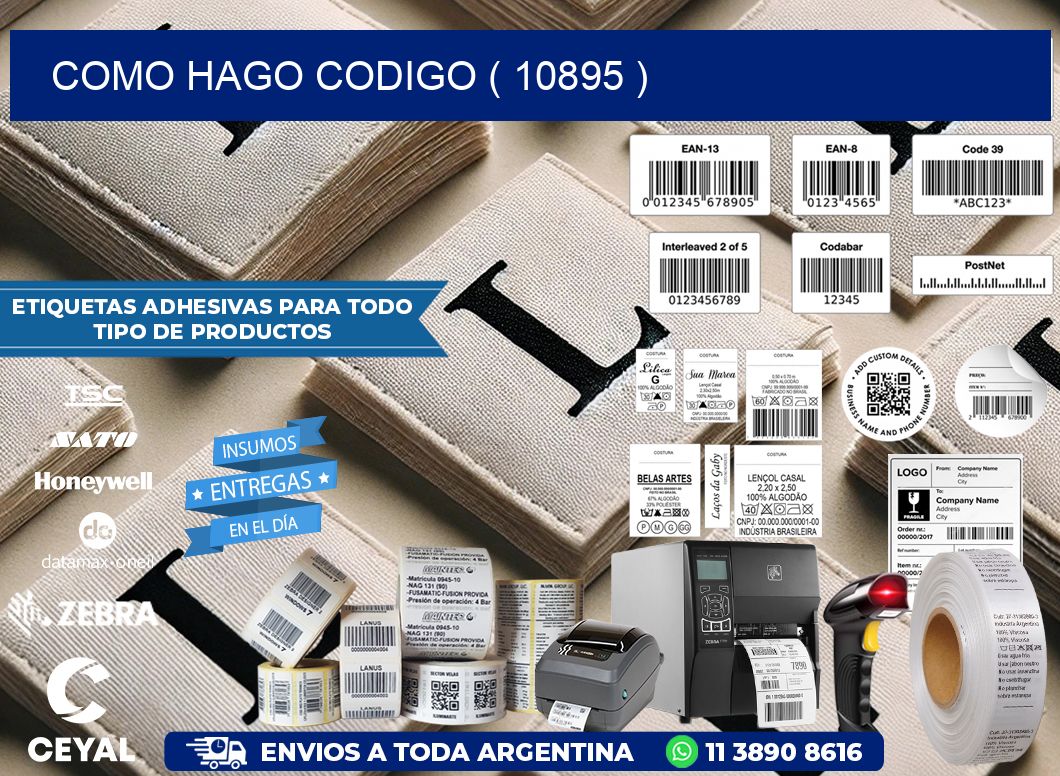 COMO HAGO CODIGO ( 10895 )