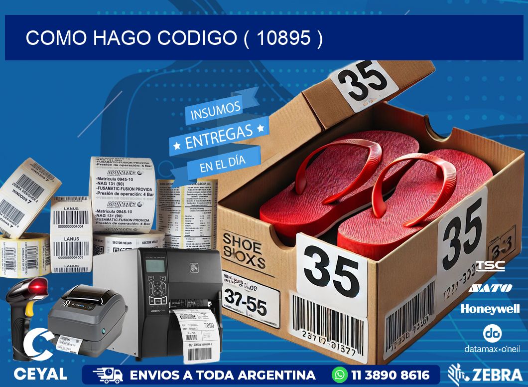 COMO HAGO CODIGO ( 10895 )