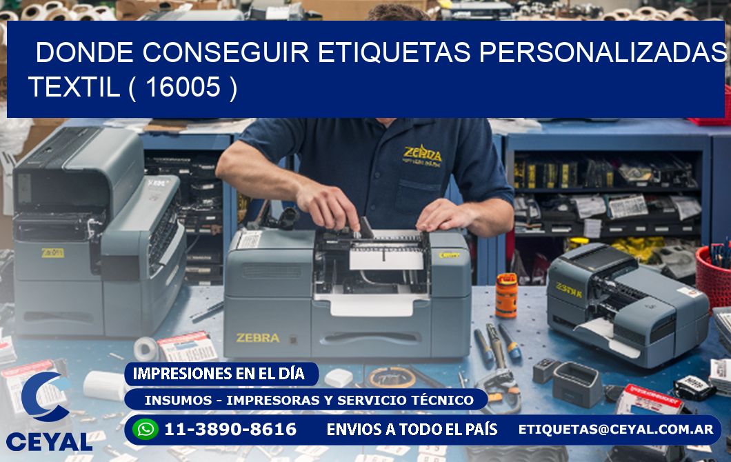 DONDE CONSEGUIR ETIQUETAS PERSONALIZADAS TEXTIL ( 16005 )