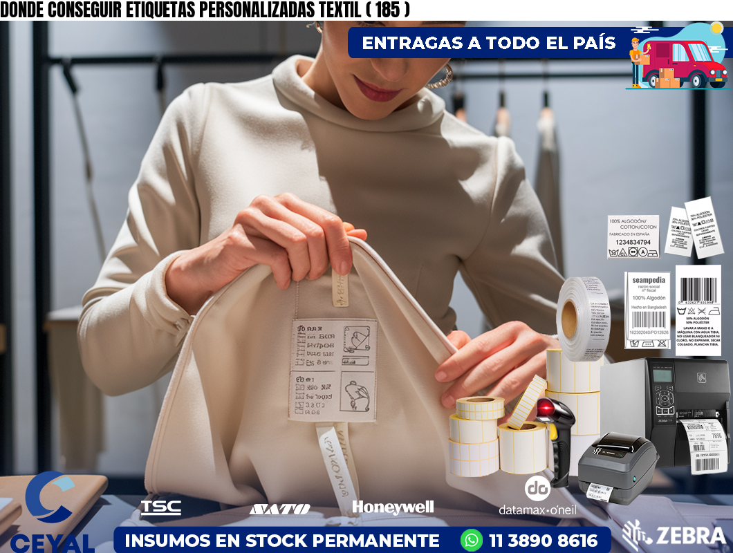 DONDE CONSEGUIR ETIQUETAS PERSONALIZADAS TEXTIL ( 185 )