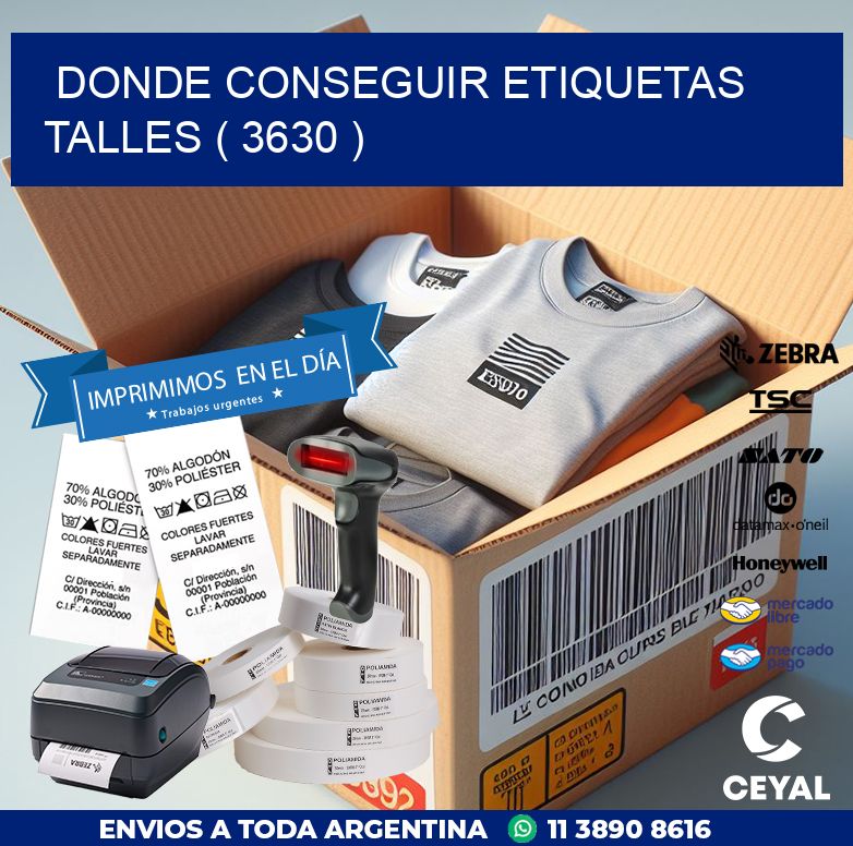 DONDE CONSEGUIR ETIQUETAS TALLES ( 3630 )
