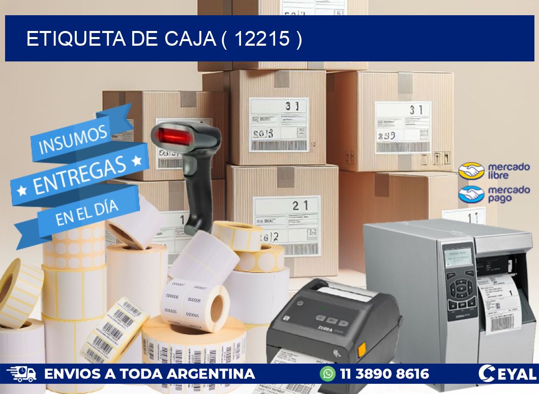 ETIQUETA DE CAJA ( 12215 )