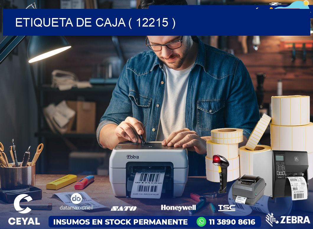 ETIQUETA DE CAJA ( 12215 )