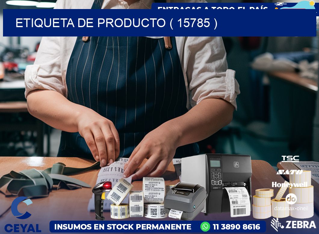 ETIQUETA DE PRODUCTO ( 15785 )