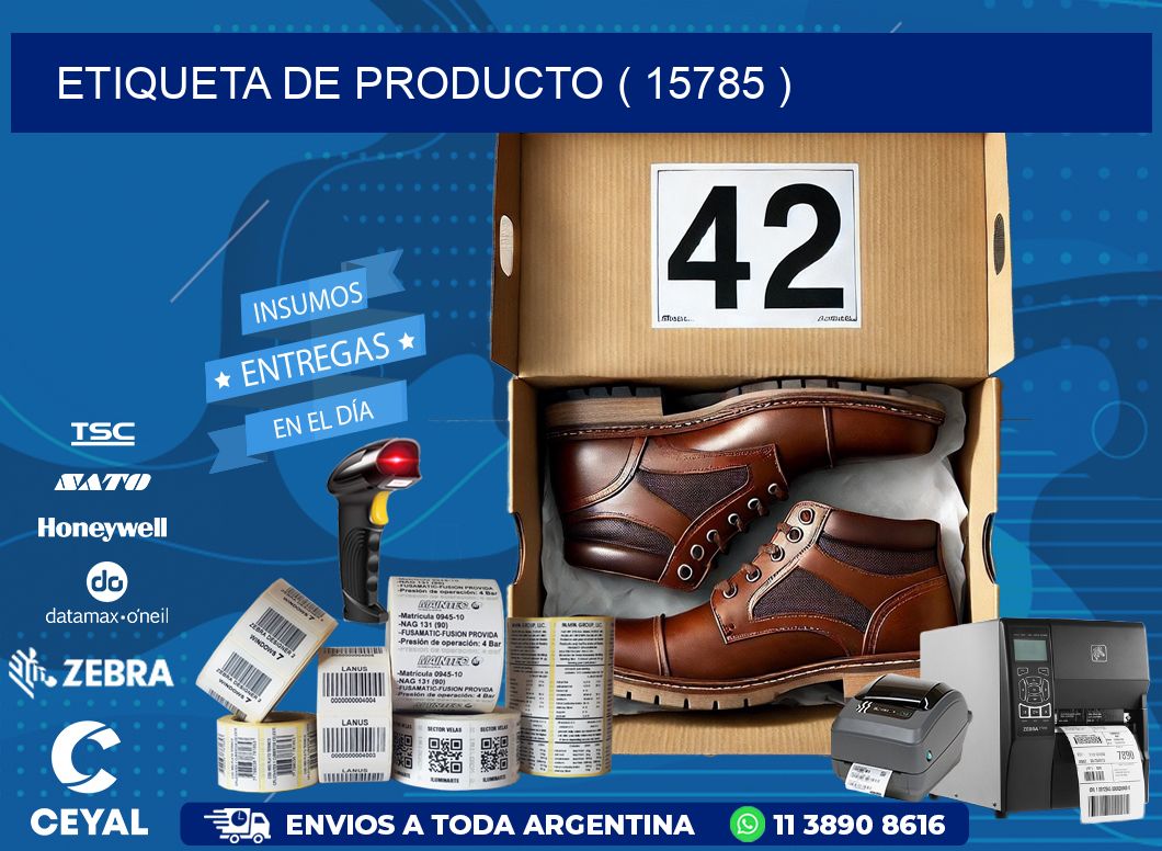 ETIQUETA DE PRODUCTO ( 15785 )
