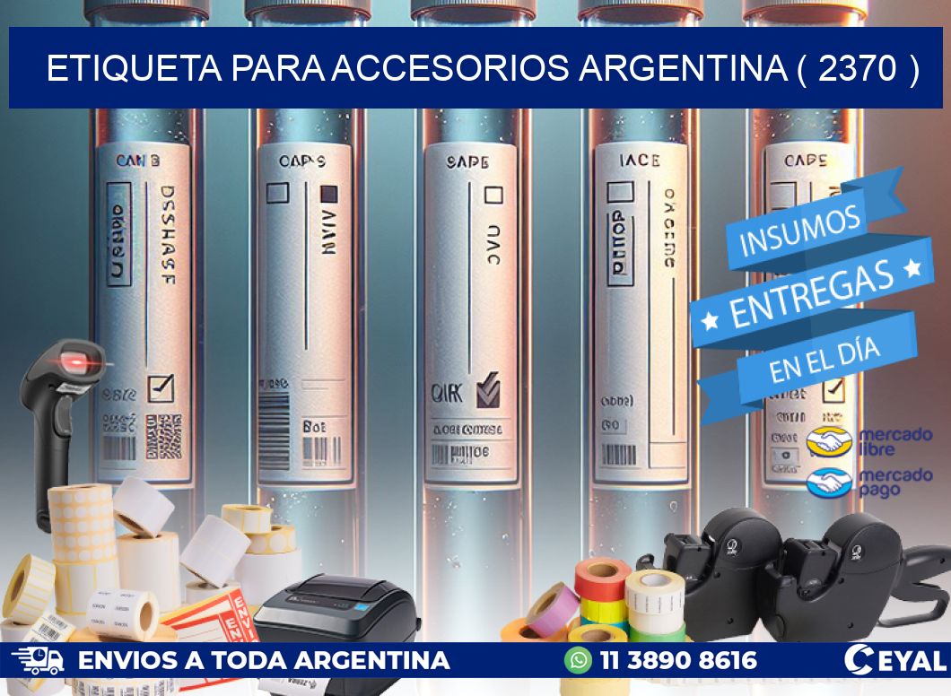 ETIQUETA PARA ACCESORIOS ARGENTINA ( 2370 )