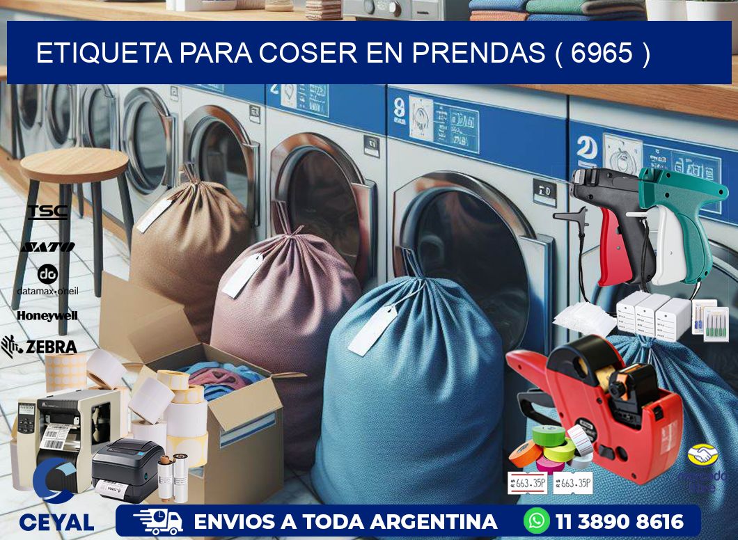 ETIQUETA PARA COSER EN PRENDAS ( 6965 )