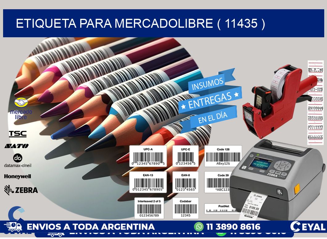 ETIQUETA PARA MERCADOLIBRE ( 11435 )