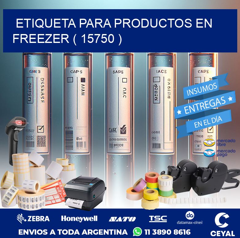 ETIQUETA PARA PRODUCTOS EN FREEZER ( 15750 )