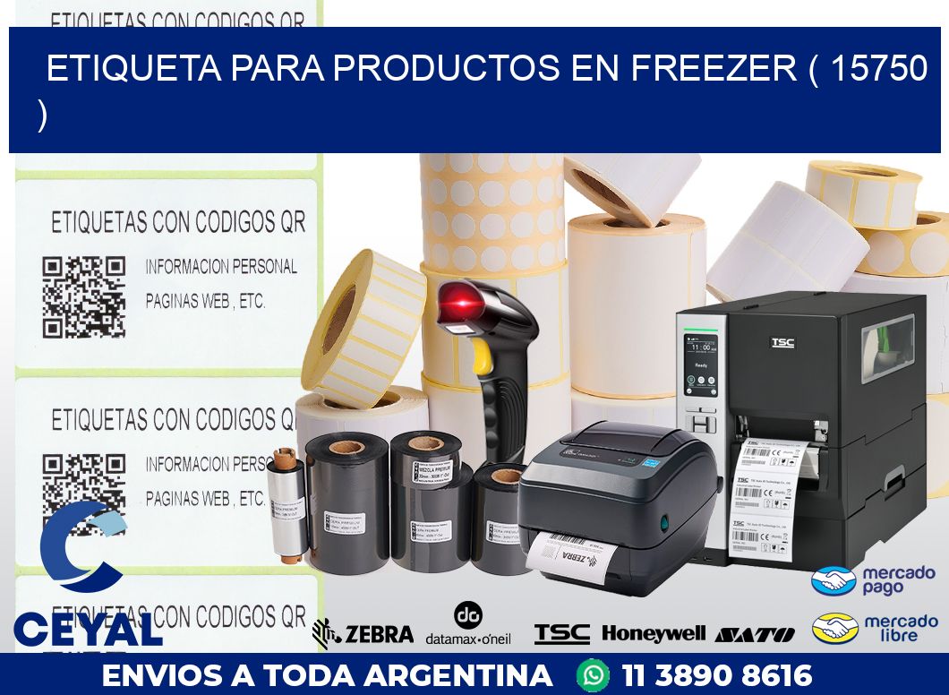 ETIQUETA PARA PRODUCTOS EN FREEZER ( 15750 )