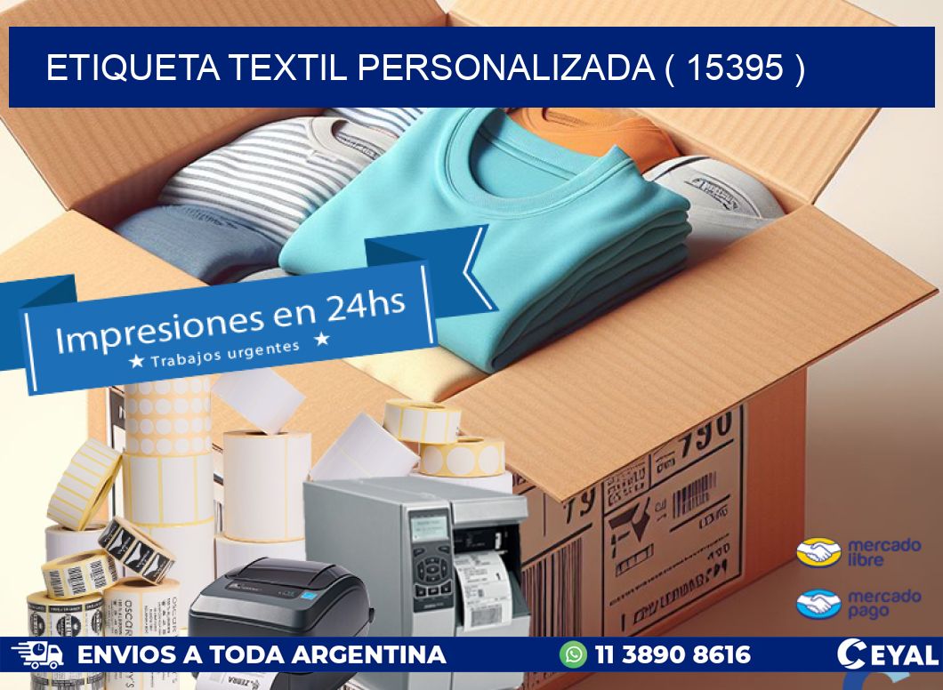 ETIQUETA TEXTIL PERSONALIZADA ( 15395 )